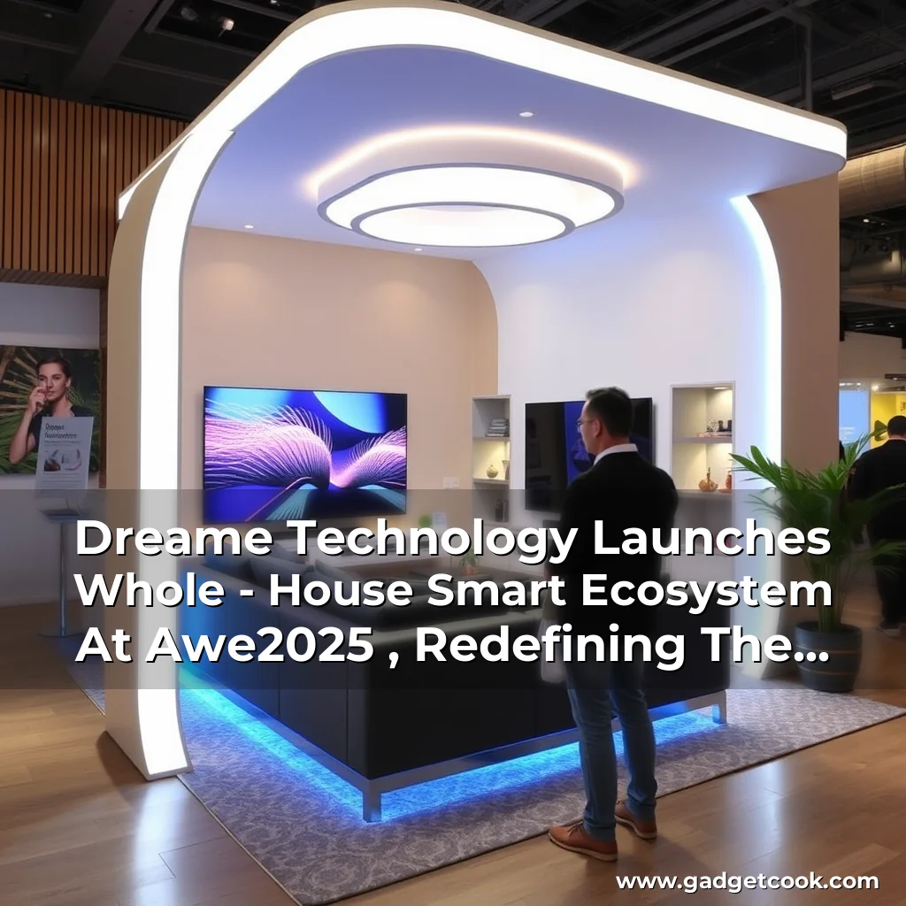 Read more about the article Dreame Technology Launches Whole – House Smart Ecosystem At Awe2025 , Redefining The Future Of Home Living And Smart Technology Integration!