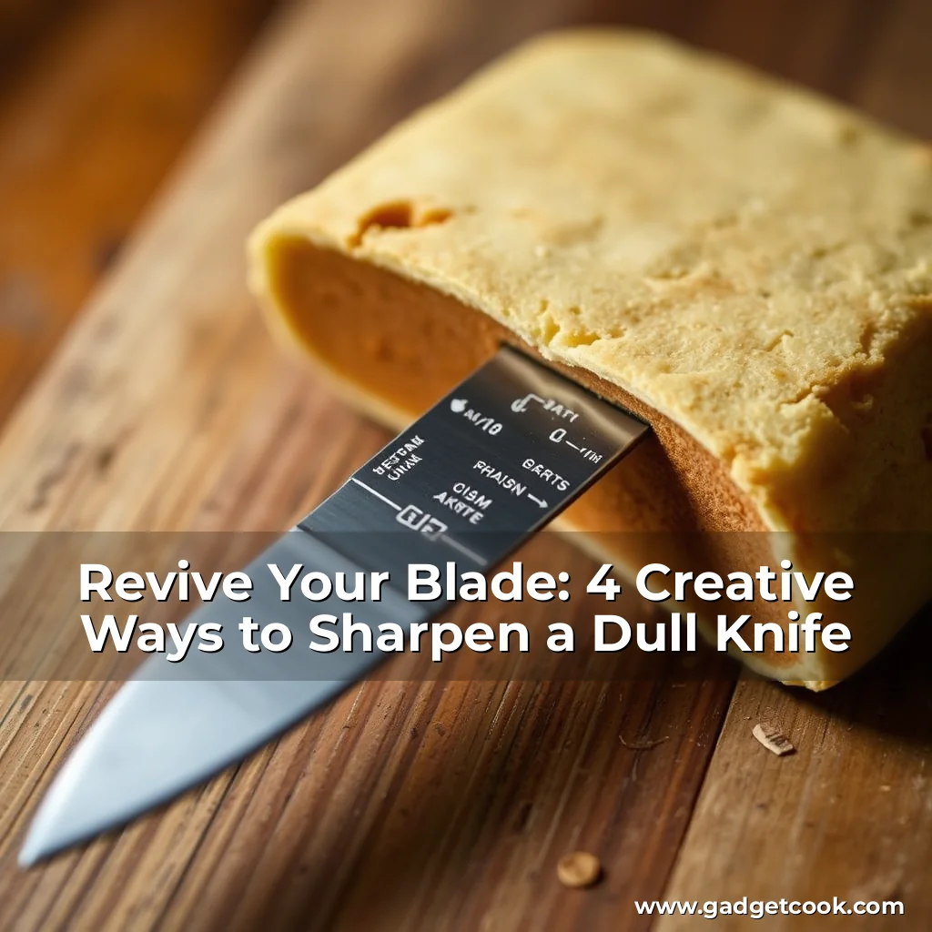 Read more about the article Revive Your Blade: 4 Creative Ways to Sharpen a Dull Knife