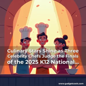 Read more about the article Culinary Stars Shine as Three Celebrity Chefs Judge the Finals of the 2025 K12 National Cook-Off