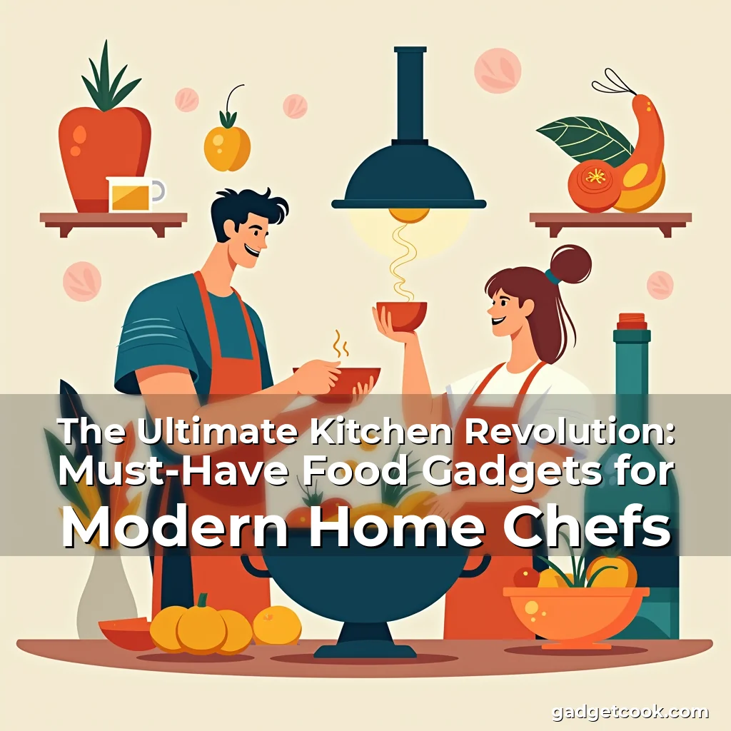 Read more about the article The Ultimate Kitchen Revolution: Must-Have Food Gadgets for Modern Home Chefs